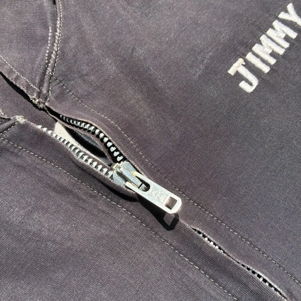 Vintage 1960s USAF 416th Bombardment Wing KC-135 Souvenir Jacket Conmar Zipper